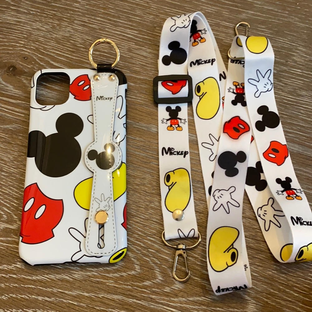 Mickey Mouse with strap IPhone 11 Pro Max case